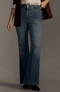 Load image into Gallery viewer, Pilcro Fluted High-Rise Flare Jeans
