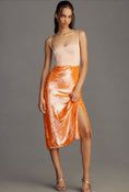 Load image into Gallery viewer, By Anthropologie Sweetheart Sequin Side-Slit Midi Dress
