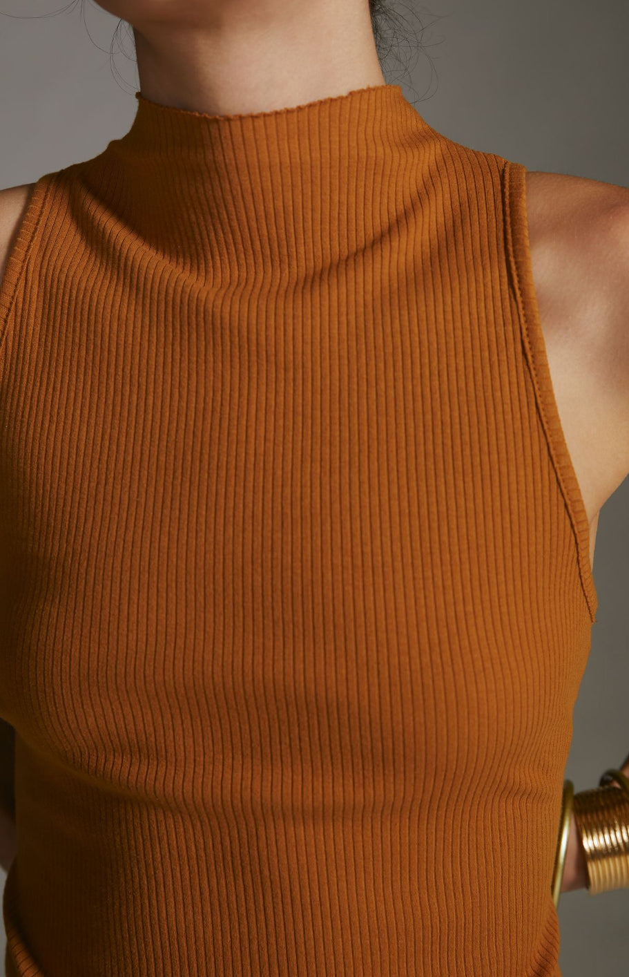 Maeve Mock Neck Tank