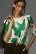 Load image into Gallery viewer, Sonal Nathwani Long-Sleeve Printed Tee by Maeve
