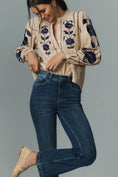 Load image into Gallery viewer, The Yaya Mid-Rise Crop Flare Jeans
