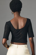 Load image into Gallery viewer, By Anthropologie Lace Boatneck Top
