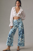 Load image into Gallery viewer, The Ettie High-Rise Crop Wide-Leg Jeans by Maeve: Printed Edition
