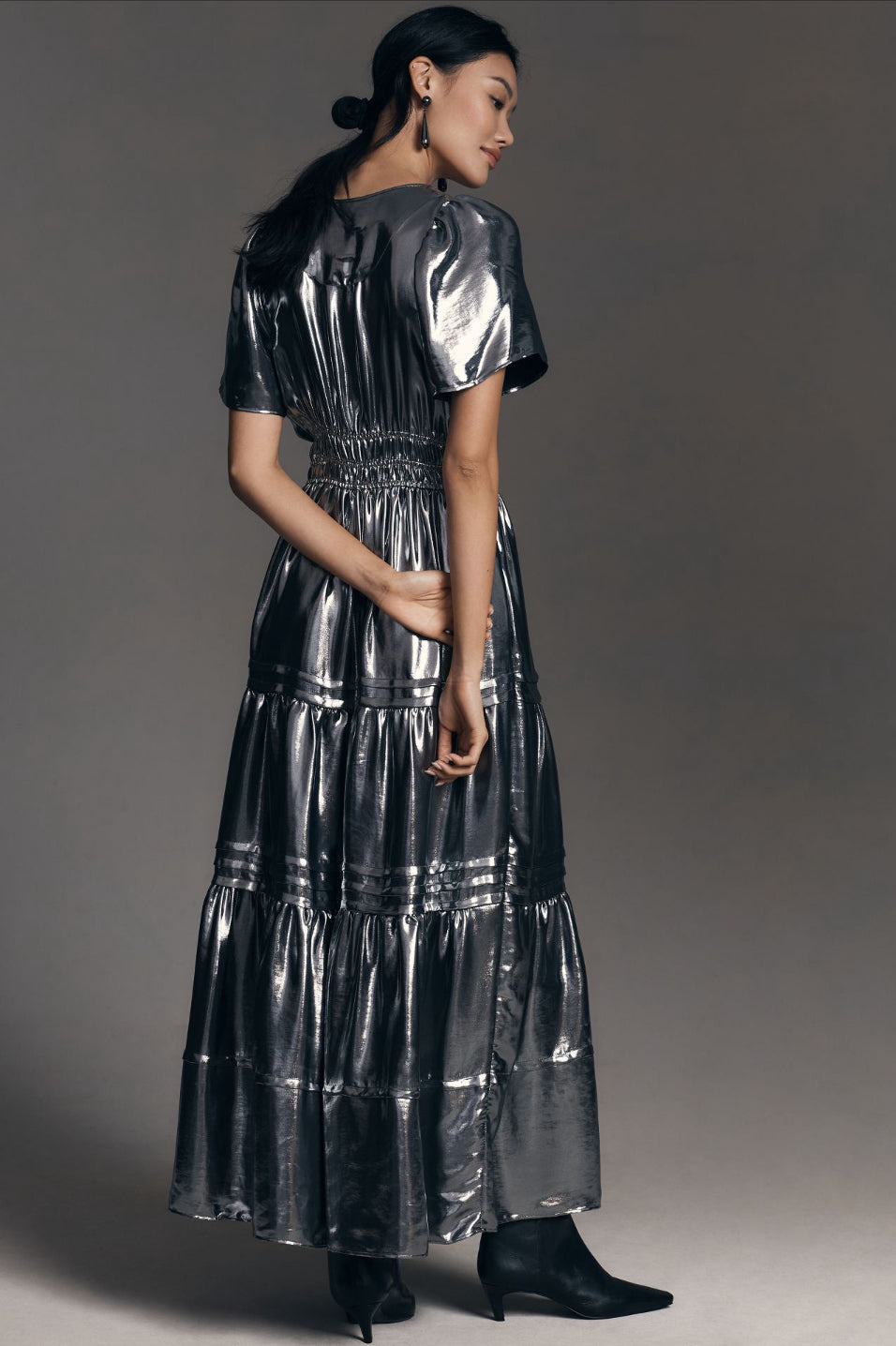 The Somerset Maxi Dress: Metallic Edition