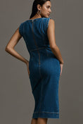 Load image into Gallery viewer, Pilcro Sleeveless Denim Midi Dress
