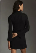 Load image into Gallery viewer, By Anthropologie Long-Sleeve A-Line Sweater Mini Dress
