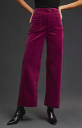 Load image into Gallery viewer, The Colette Cropped Wide-Leg Corduroy Pants by Maeve
