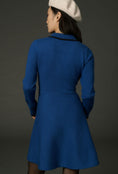 Load image into Gallery viewer, Maeve Long-Sleeve Half-Zip Sweater Mini Dress
