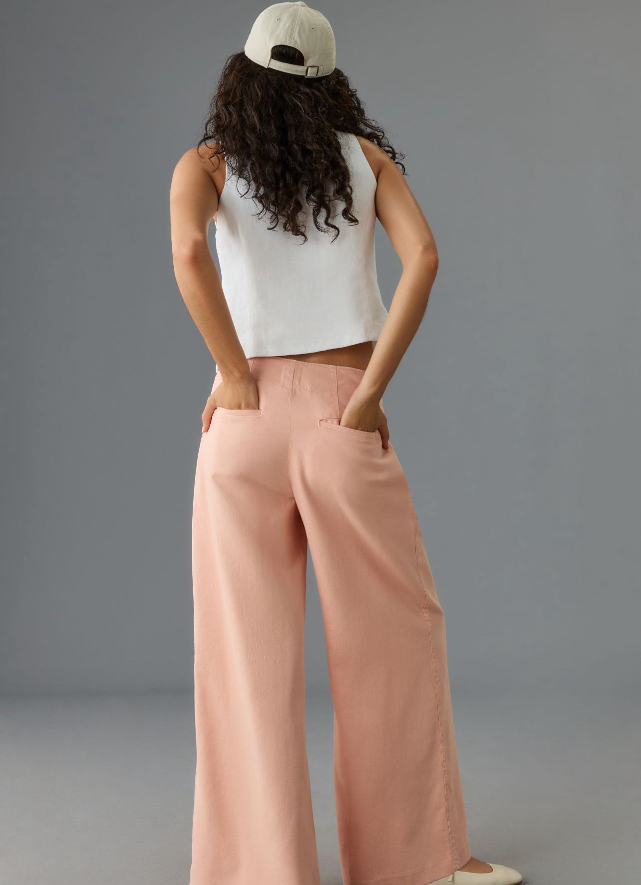 Maeve Pleated Wide-Leg Pants