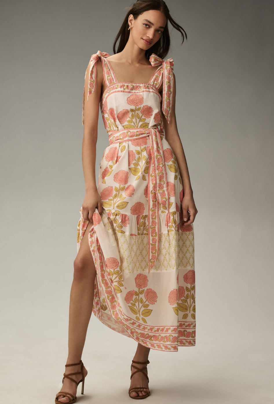 Sue Sartor Tie-Shoulder Sundress