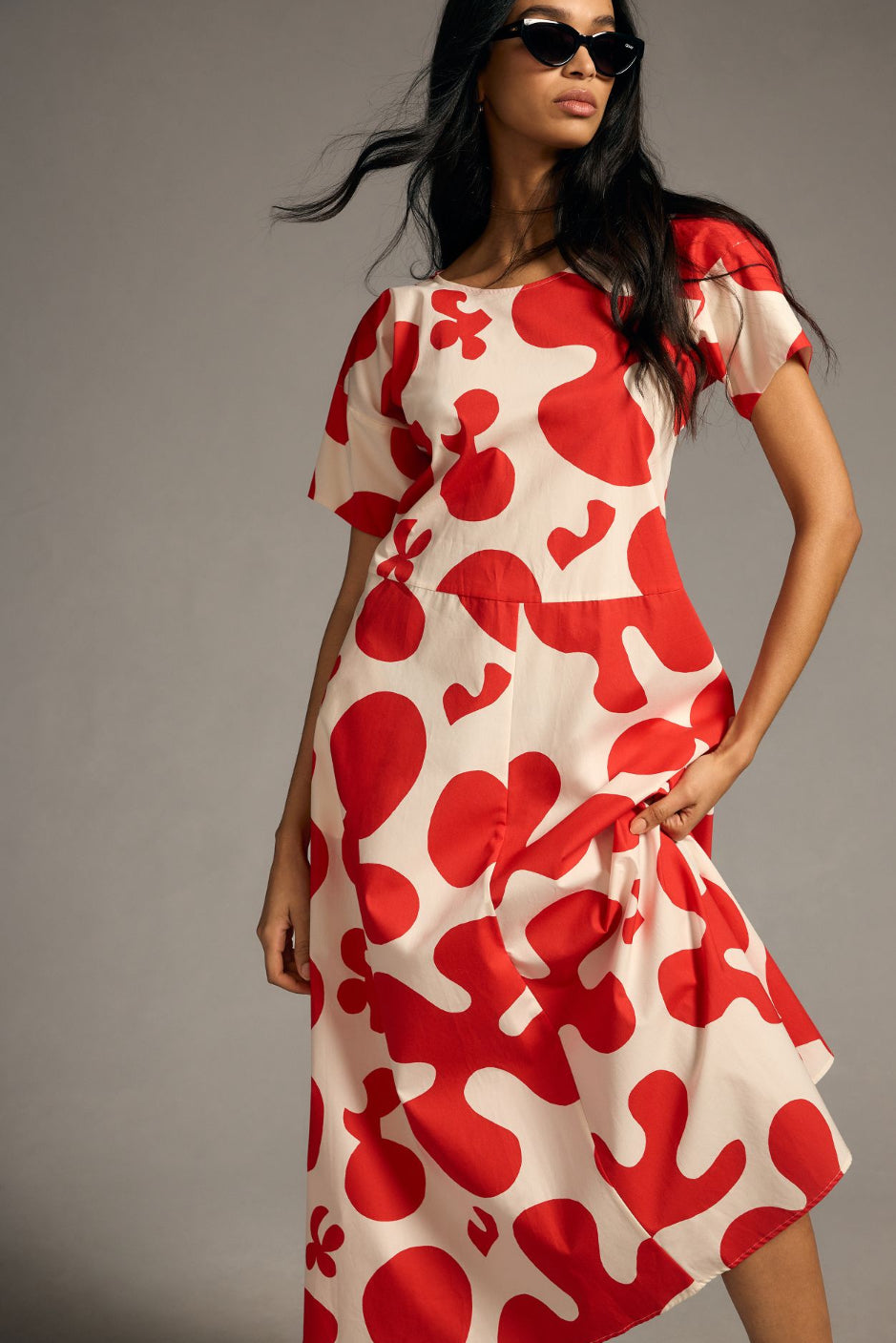 Marimekko Fenja Pulloposti Poplin Dress