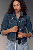 Load image into Gallery viewer, Pilcro Puff-Sleeve Denim Jacket
