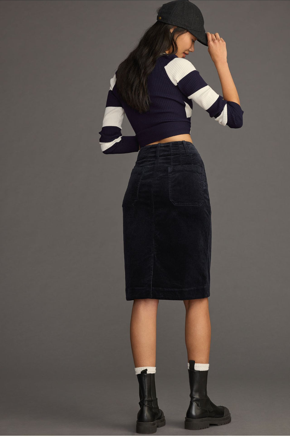 The Colette Corduroy Skirt by Maeve