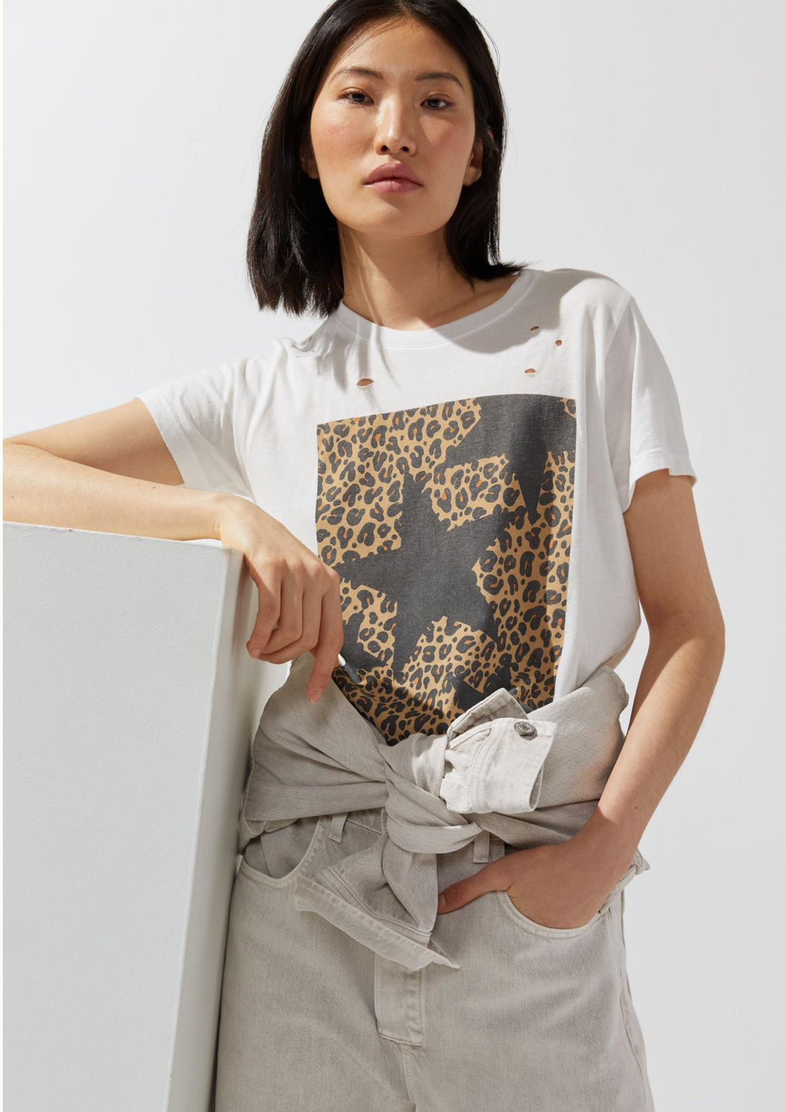 Cheetah Star Graphic Tee