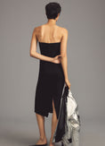 Load image into Gallery viewer, By Anthropologie Strapless Mesh Midi Dress
