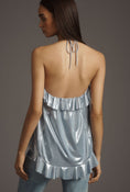 Load image into Gallery viewer, By Anthropologie Shine Ruffle Tank
