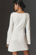 Load image into Gallery viewer, Maeve Long-Sleeve Scoop-Neck Mini Dress
