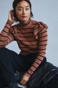 Load image into Gallery viewer, T.La Ruffled Turtleneck Top
