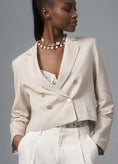 Load image into Gallery viewer, DOLAN Pleated-Back Cropped Blazer
