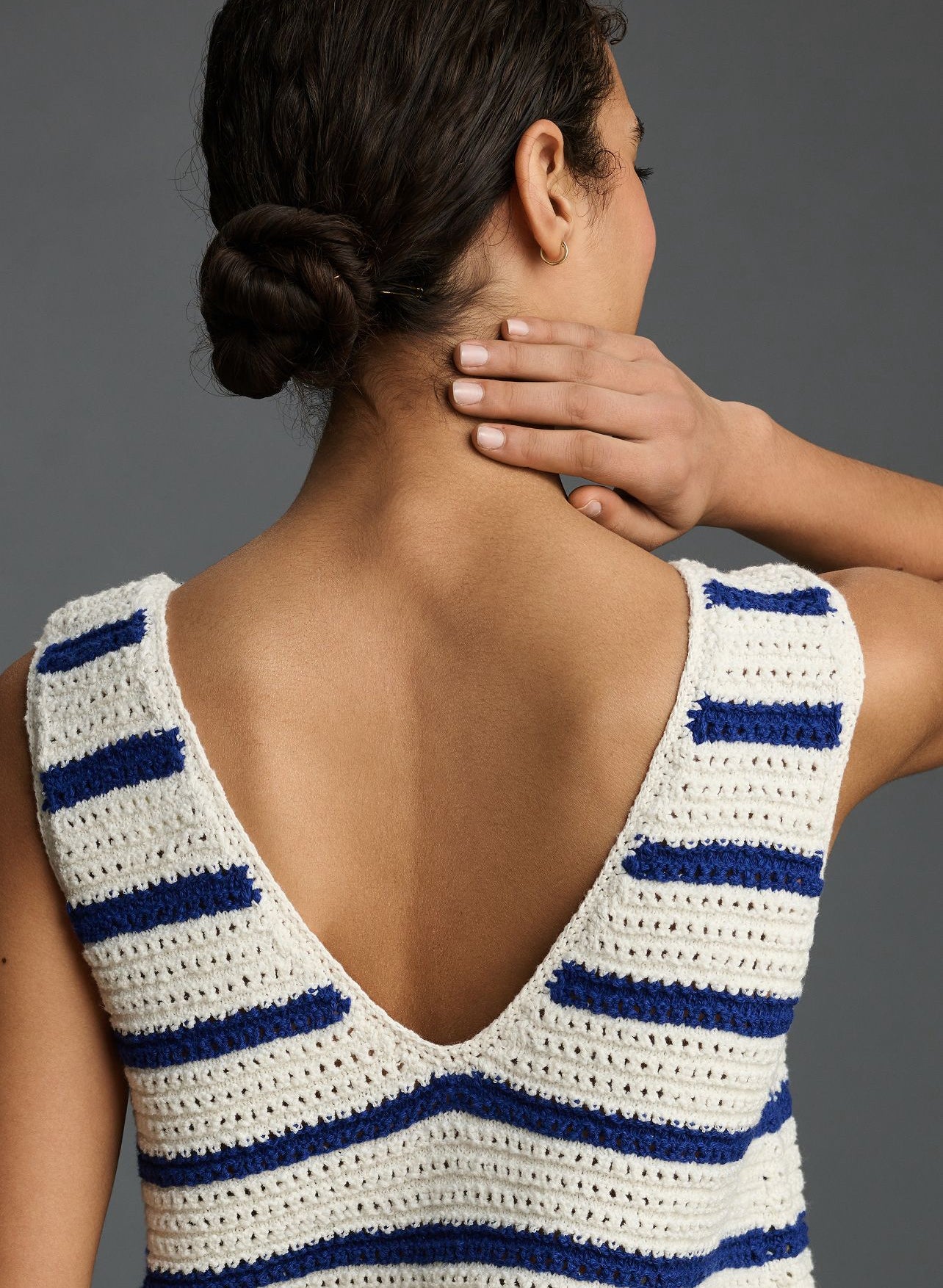 Maeve Crochet-Hem Sweater Tank