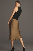 Load image into Gallery viewer, By Anthropologie Liquid Shine Bias-Cut Skirt
