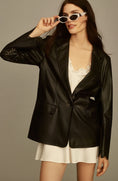 Load image into Gallery viewer, Maeve Eyelet-Sleeve Blazer
