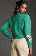 Load image into Gallery viewer, The Sonal Nathwani Camryn Cropped Crewneck Sweater by Maeve
