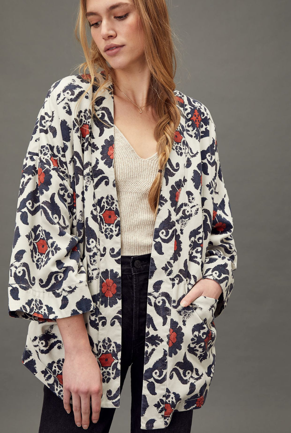 Anthropologie Eleanor Kimono Jacket