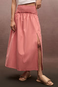 Load image into Gallery viewer, By Anthropologie Smocked Maxi Skirt
