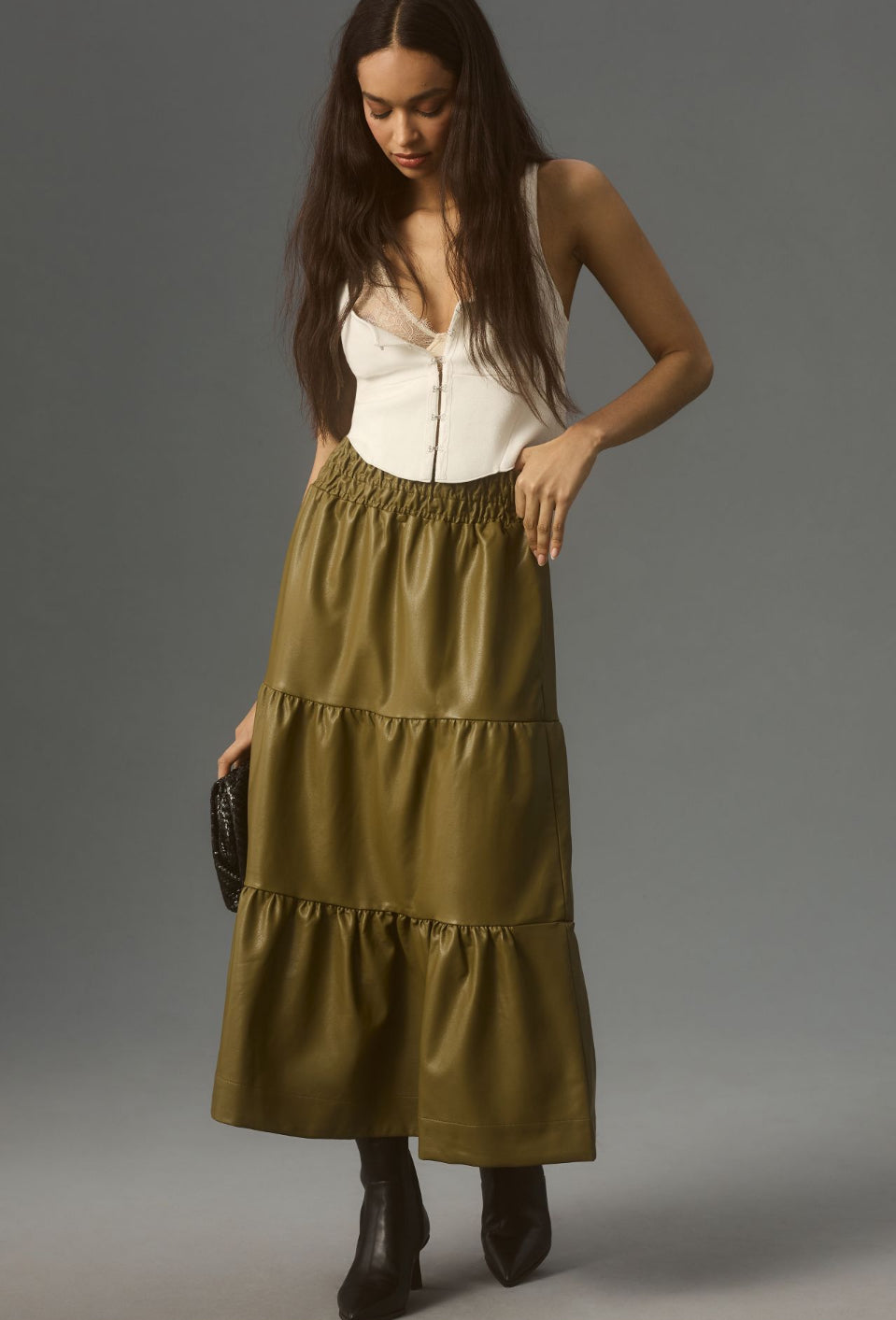 The Somerset Maxi Skirt: Faux Leather Edition