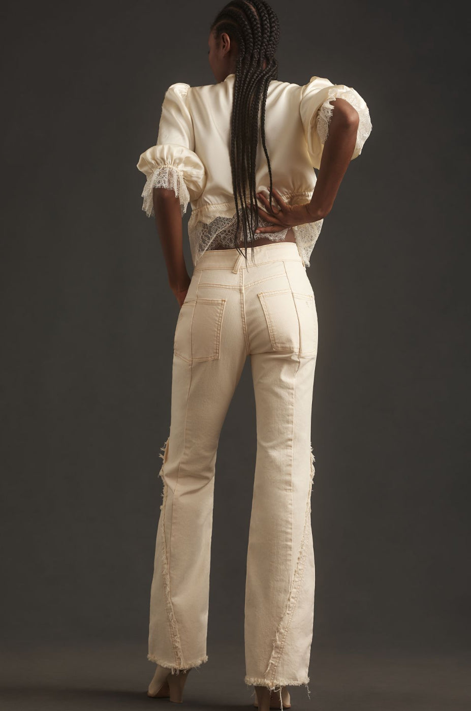 Pilcro Reworked High-Rise Icon Flare Jeans