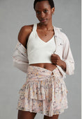 Load image into Gallery viewer, By Anthropologie Ruched Mini Skirt
