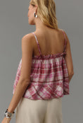 Load image into Gallery viewer, Pilcro Shine Plaid Tank
