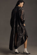 Load image into Gallery viewer, Pilcro Long-Sleeve V-Neck Metallic High-Low Dress
