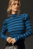 Load image into Gallery viewer, T.La Ruffled Turtleneck Top
