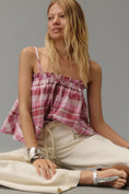 Load image into Gallery viewer, Pilcro Shine Plaid Tank
