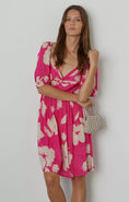 Load image into Gallery viewer, Velvet Makena Twist Front Printed Dress
