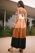 Load image into Gallery viewer, The Raya Colorblock Maxi Dress
