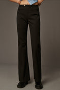 Load image into Gallery viewer, Maeve Stretch Slim Bootcut Trousers
