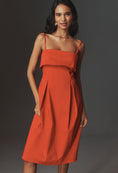 Load image into Gallery viewer, By Anthropologie Sleeveless Foldover Knee-Length Dress
