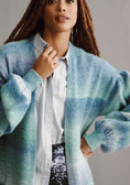 Load image into Gallery viewer, By Anthropologie Cozy Ombre Stripe Duster Sweater
