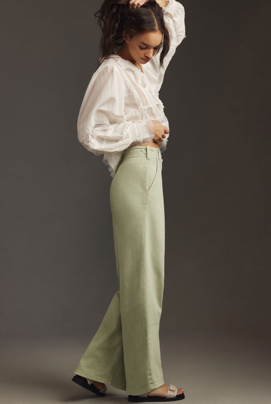 Pilcro Eventide Trouser High-Rise Wide-Leg Jeans