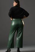 Load image into Gallery viewer, Maeve The Colette Cropped Vegan Leather Trousers
