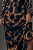 Load image into Gallery viewer, Conditions Apply Long-Sleeve Printed Slip Dress
