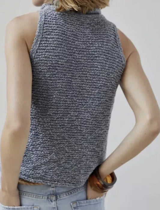 Pilcro Turtleneck Sweater Tank