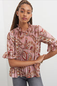 Load image into Gallery viewer, Cordelia Pleated Blouse
