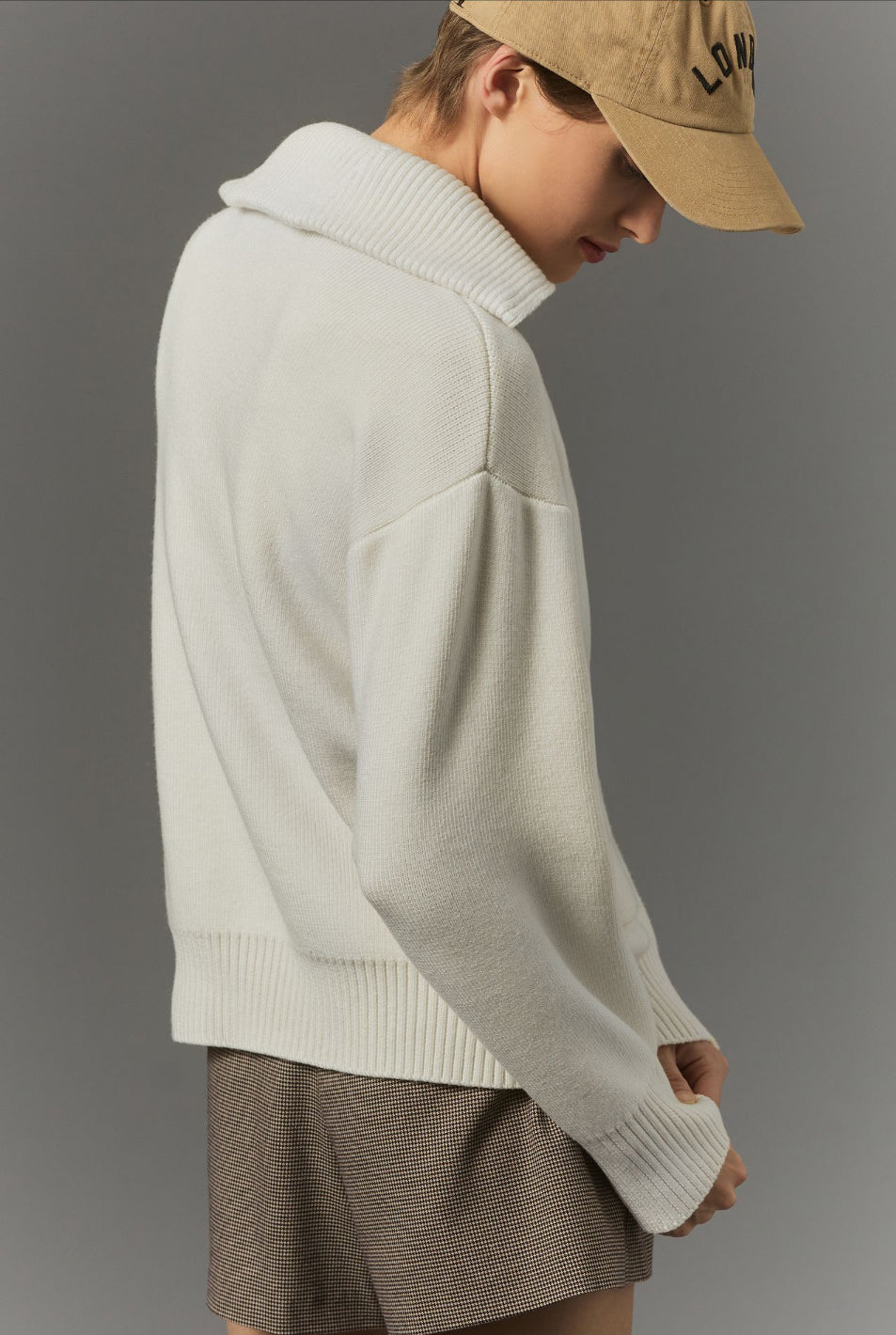 English Factory Half-Zip Pullover Sweater