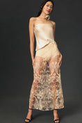 Load image into Gallery viewer, By Anthropologie Sheer Embroidered Skirt
