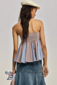 Load image into Gallery viewer, By Anthropologie Strapless Tie Swing Blouse
