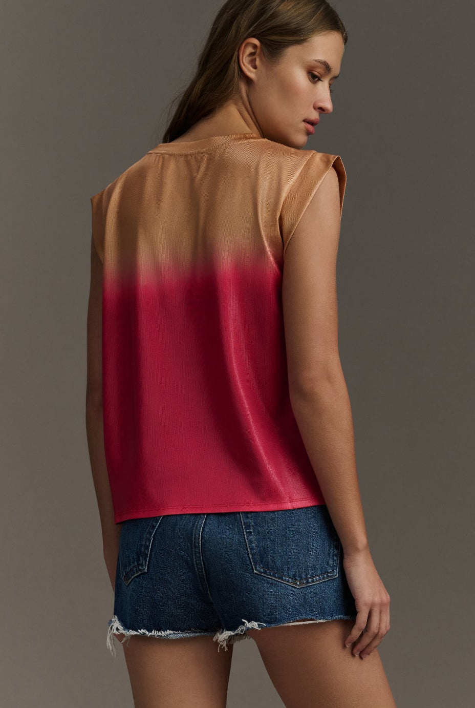 Porridge Ombre Muscle Tee